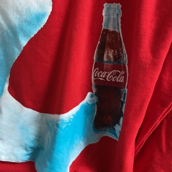 Coke Coca-Cola sweatshirt light up men’s - Picture 3 of 6